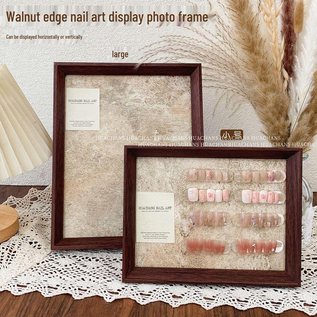 High-End Duplex Wood Grain Nail Art Display Board