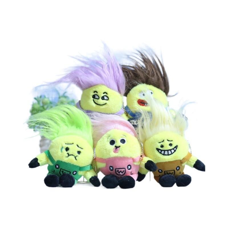 Adorable Cute Plush Animal Doll Keychain With Soft Pp Cotton Filling For Bags