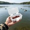 Breathable Fishing Live Baits Box Light Weight Plastic Live Baits Container Hanging Waist Plastic Baits Storage Box