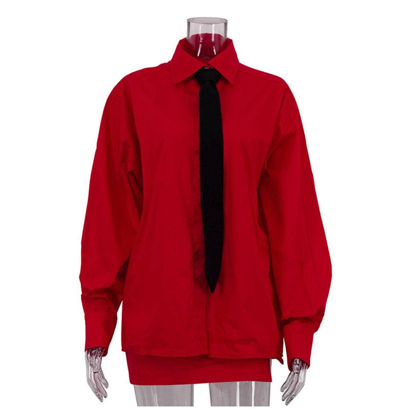 Женский комплект из 2 предметов, элегантный галстук-лацкан, свободные рубашки с длинными рукавами, высокая талия, завязка, бант, мини-юбка, женские наряды 2025 года, женская уличная одежда