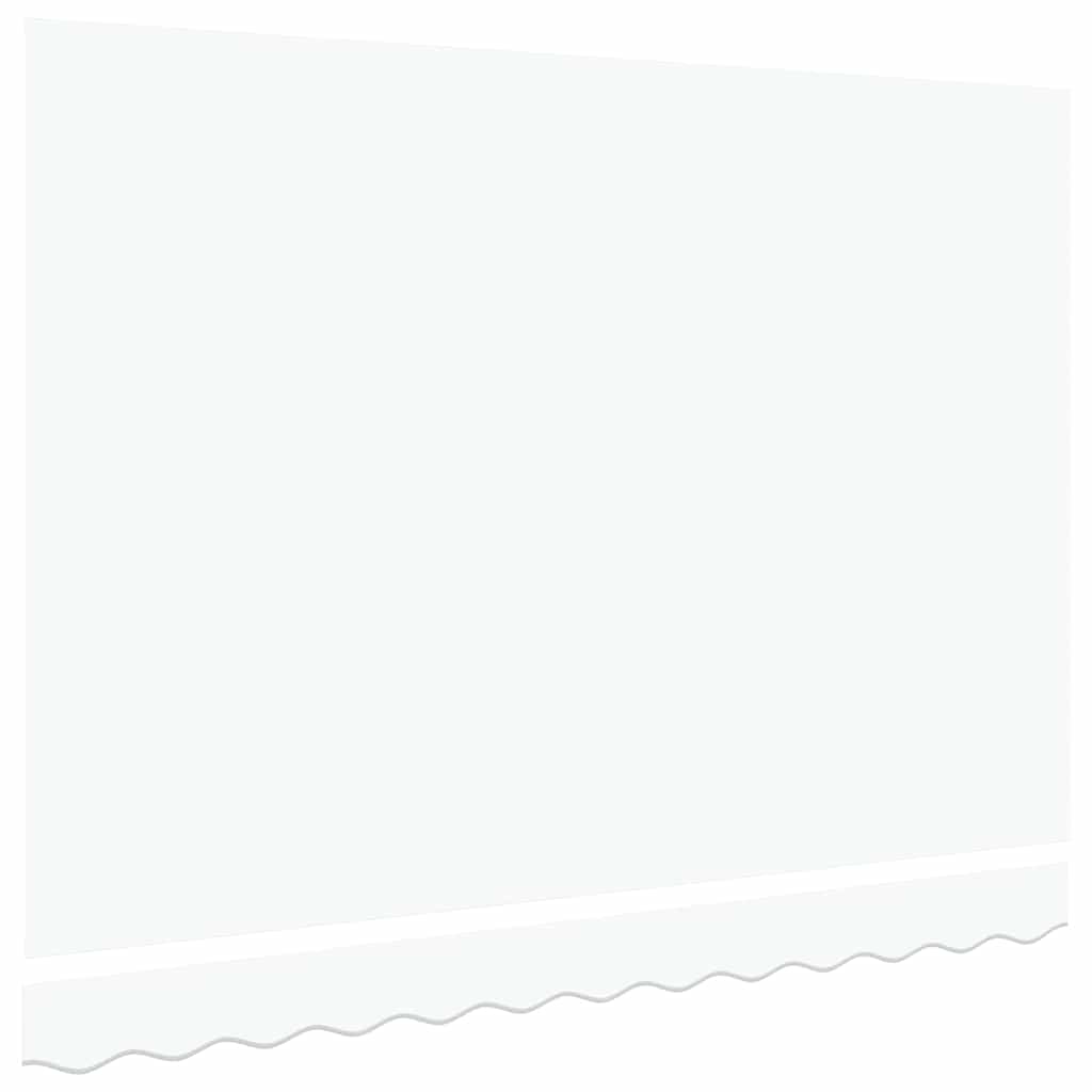 Replacement Canopy Fabric White 3.5 x 2.5 m Polyester