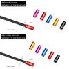 10Pcs/Lot Bicycle Derailleur Cable Housing End Cap Aluminum Alloy 4mm 5mm Bike Shift Brake Cable Ends Line Cap Wire Tube Plugs