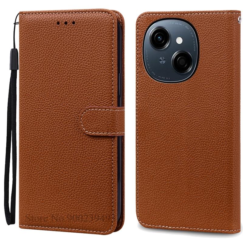 Для Tecno Spark go 1 Чехол-книжка из кожи Чехол-книжка из мягкого силикона для Tecno Spark go 1 Чехол-книжка с магнитным покрытием Fundas