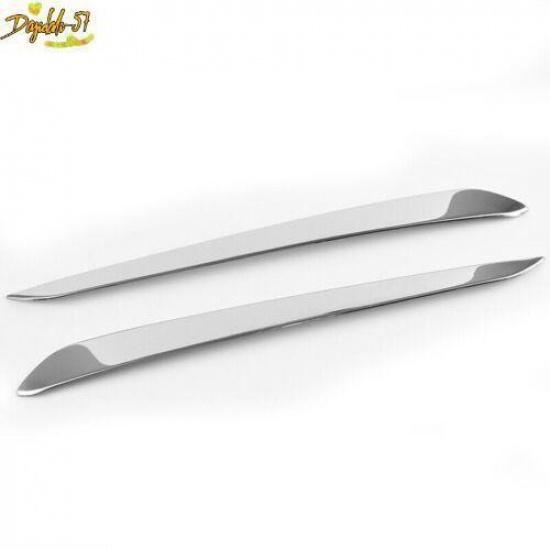 2PCS For 2016-22 Cadillac XT5 Chrome Steel Exterior Tail Light Lamp Strip Trim