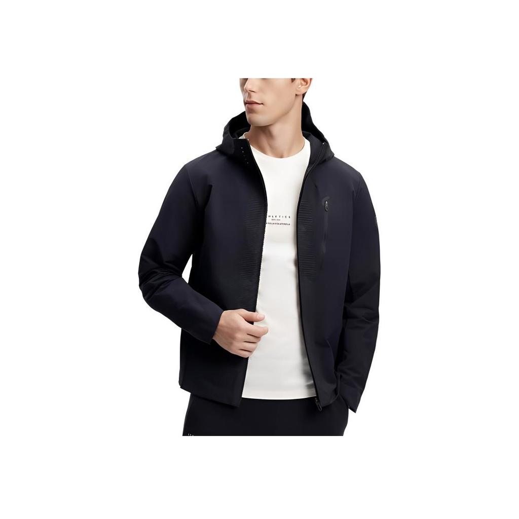 Fila Удобная Легкая Куртка с Капюшоном Мужские Куртки Черный A11M411708F-BK