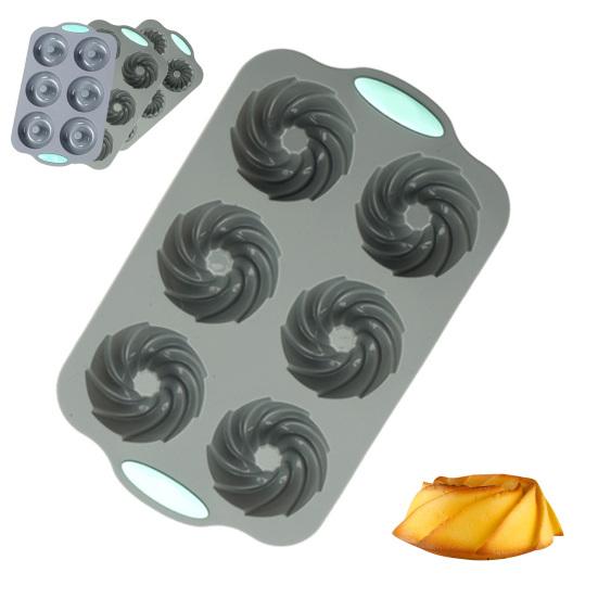 Рождественская силиконовая форма для торта, жаростойкая форма для выпечки печенья, тостов, кубиков льда, антипригарная, легко извлекаемая, форма для десерта