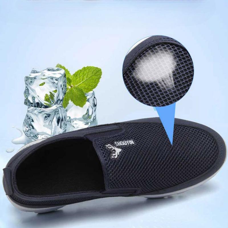 New Old Beijing Cloth Shoes Men's Leisure Walking Shoes Low Side Soft Flat Bottom Canvas Material Running Sneakers Outdoor