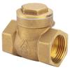 Golden Brass One Way Female Thread Swing Check Valve  Brass Check Valve Parts (DN15)