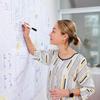 25 Pcs Black Magnetic Dry Erase Markers with Eraser Cap, White Board Mini Dry Erase Markers Bulk, Fine Point Tip Student White Board Markers for