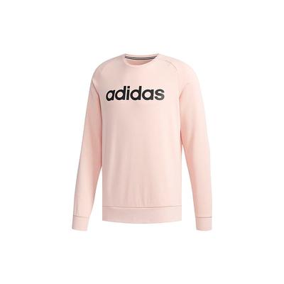 adidas Пуловер с круглым вырезом и принтом нео-логотипа, мужские топы, розовый DT8306