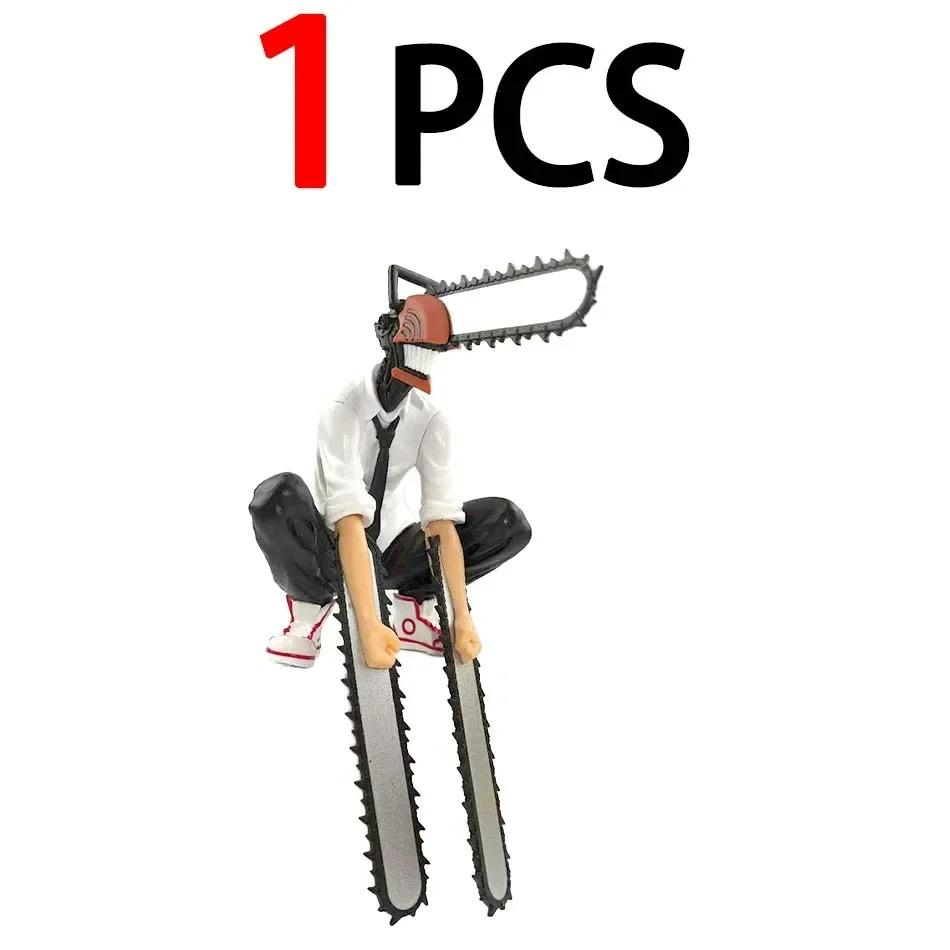 19 см Человек-бензопила Де́ндзи Аниме Фигурка Де́ндзи/Пауэр Фигурка Действия 1560 Фигурка Человека-бензопилы Де́ндзи Коллекционная Модель Кукла Игрушка для Взрослых