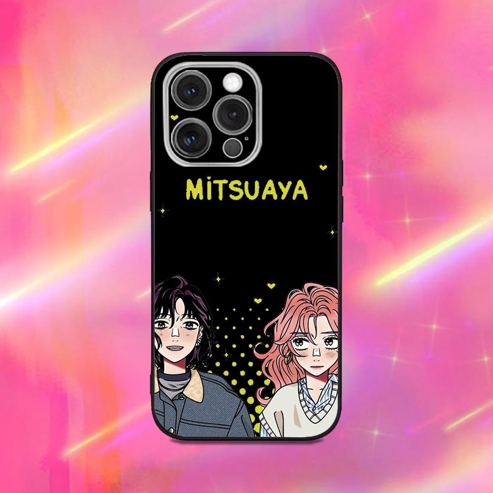Aya Osawa Mitsuki Koga MitsuAya Phone Case For iPhone 16,15,14,13,12,11,Pro,Max,Plus,XS,XR,SE,8,7,Mini,Soft Silicone Black Case