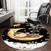 1PC Monkey Clouds Non-Slip Floor Round carpet, Office, family, bedroom, Large Area Rug Indoor Rugs,  Durable PolyesterH0366