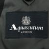 Aquascutum Костюм из 100% шерсти, сделано в Японии, комплект 92A5, темно-серый, мужской, б/у