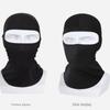 Балаклава с защитой от ультрафиолета, однотонная, полнолицевая велосипедная шапка, новая полнолицевая маска для шеи, унисекс