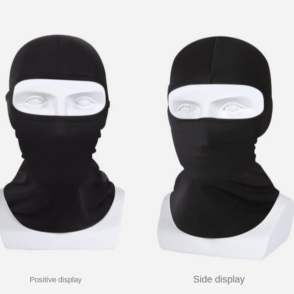 Балаклава с защитой от ультрафиолета, однотонная, полнолицевая велосипедная шапка, новая полнолицевая маска для шеи, унисекс
