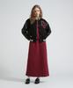 AVIREX 50th VARSITY SKIRT women's S 381 burgundy 783-5216606