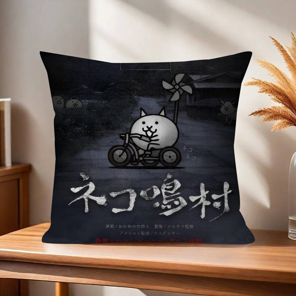 Игровой Аниме Battle Cats Наволочка Дюймы Сельский Декор Домашние Декоративные Подушки для Дивана