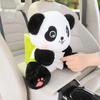 Car Tissue Box Cartoon Panda Plush Car Trash Can Car Interior Plush Decoration Car Armrest Tissue Box Holder Auto Accessories