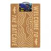 Welcome To The Batcave Embossed Door Mat