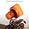 Motorcycle Accessories Orange Aluminum Alloy Oil Filler Cap