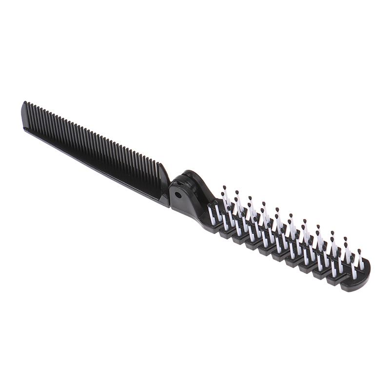 Пластиковая дорожная расческа Портативная складная расческа Антистатическая расческа Шпилька Инструмент для укладки волос