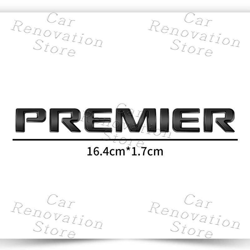 3D Металлическая Наклейка Логотип Буква Premier для Стайлинга Автомобиля Наклейка на Задний Багажник Крыло Боковой Значок Декор Для Chevrolet Captiva Colorado Cruze Malibu