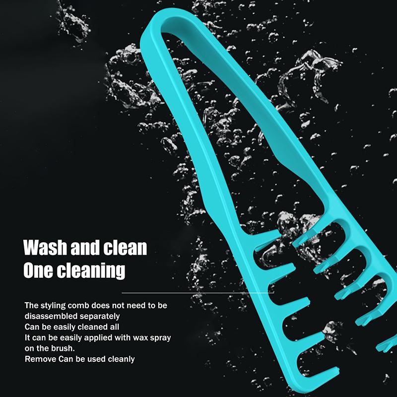 Объемная расческа с широкими зубьями для укладки волос Инструменты для завивки Пушистая текстура Для мужчин Идеально подходит для всех типов волос Инструменты для укладки волос