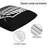 Attack On Titan Wings Of Freedom 2 Pcs Square Pillowcase Pillow Cover Cushion Zip Decorative Comfort Throw Pillow For Home