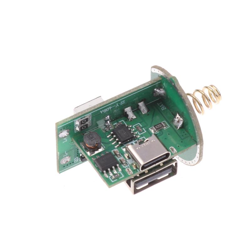 1 шт. 5 режимов Печатная плата USB/Type-C Фонарик Светодиодная плата драйвера DIY Аксессуары Для 2x 18650 Или 26650 Аккумулятора
