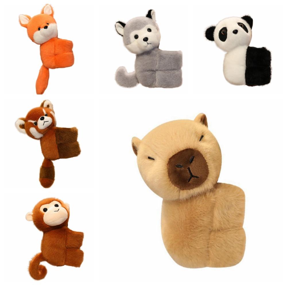 Панда Животное Плюшевый Браслет на Запястье Обезьяна Плюшевая Кукла Браслет-Хлопушка Капибара Браслет-Хлопушка Дети