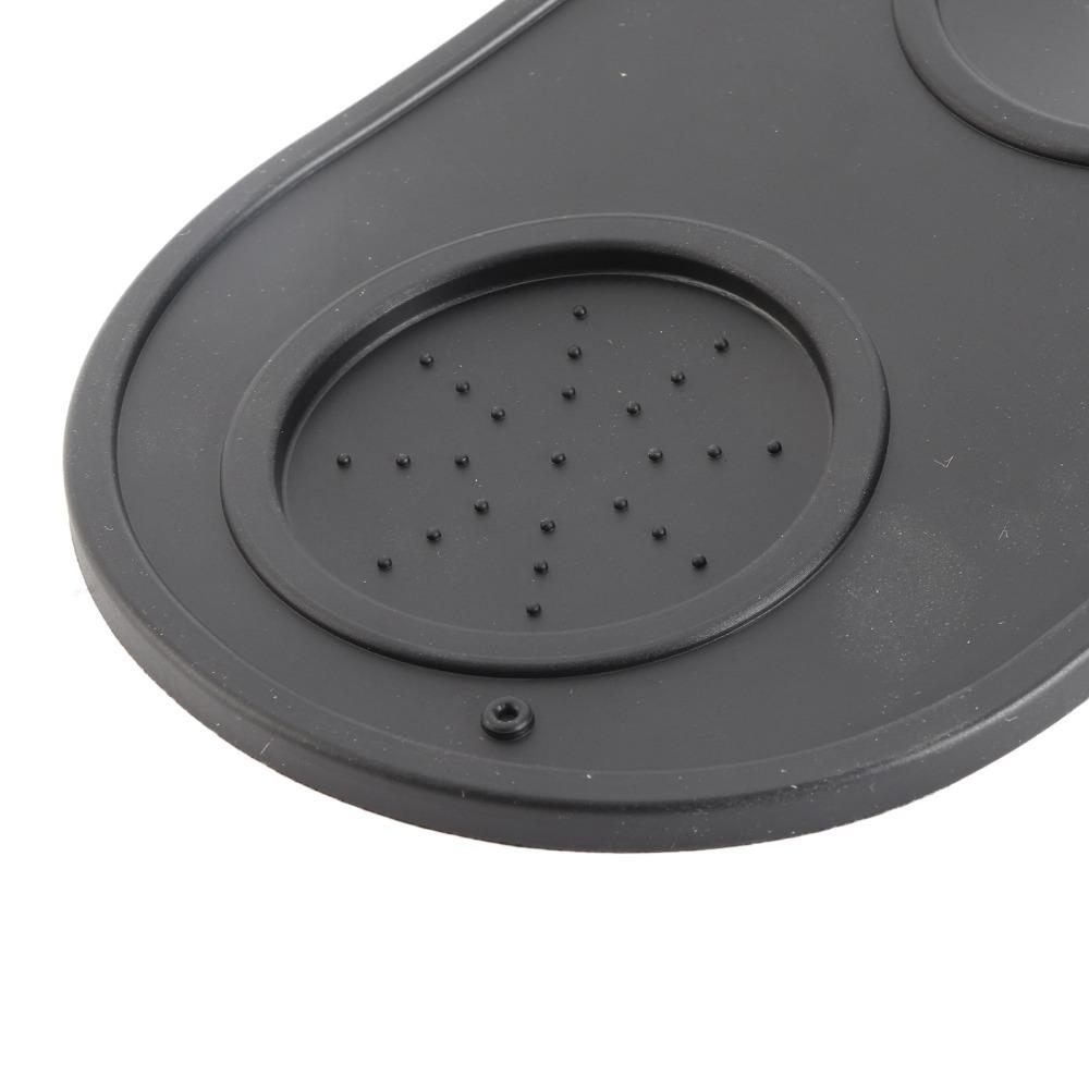 Thicken Design Coffee Tamper Mat Corner Edge Tamp Support Pad Espresso Tamping Mat Countertop Use
