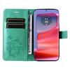 For Motorola Edge 50 Pro 5G Wallet Case Floral Butterfly Imprinted Leather Phone Cover Stand