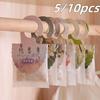 5/10pcs Wardrobe Hanging Sachets Lasting Fragrance Scented Bags for Closet Room Drawers Bathroom Air Freshener Aromatherapy