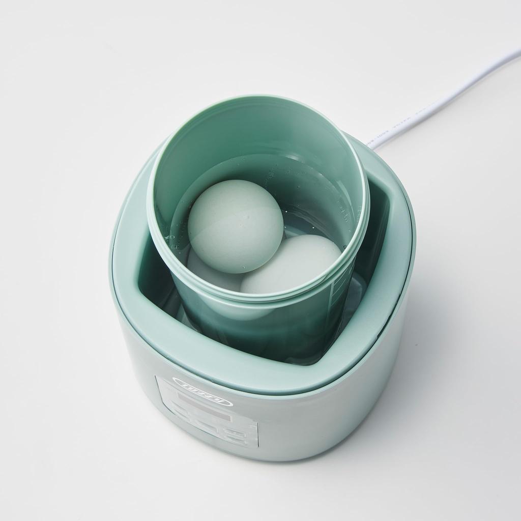 Йогуртница Простая в использовании с пакетом молока Приготовление при низкой температуре Салат из курицы Питьевой йогурт Амазаке Натто Ферментированный [Ириска] K-YM1 K-YM1 (Бледный