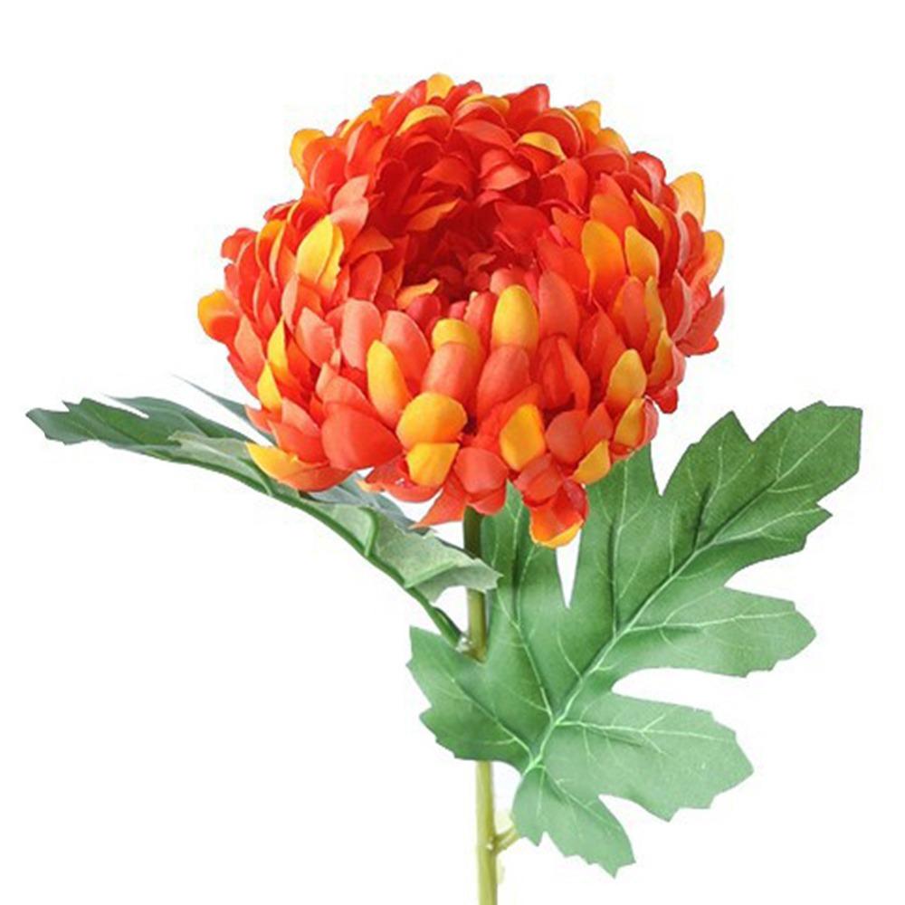 Сделай сам Реалистичная Хризантема Многоцветный Искусственный Цветок НОВЫЙ Цветочная Композиция Украшение для Дома