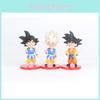 Dragon Ball Z Ручная роспись Детство Гоку И Чи-чи ПВХ Фигурка Коллекционная