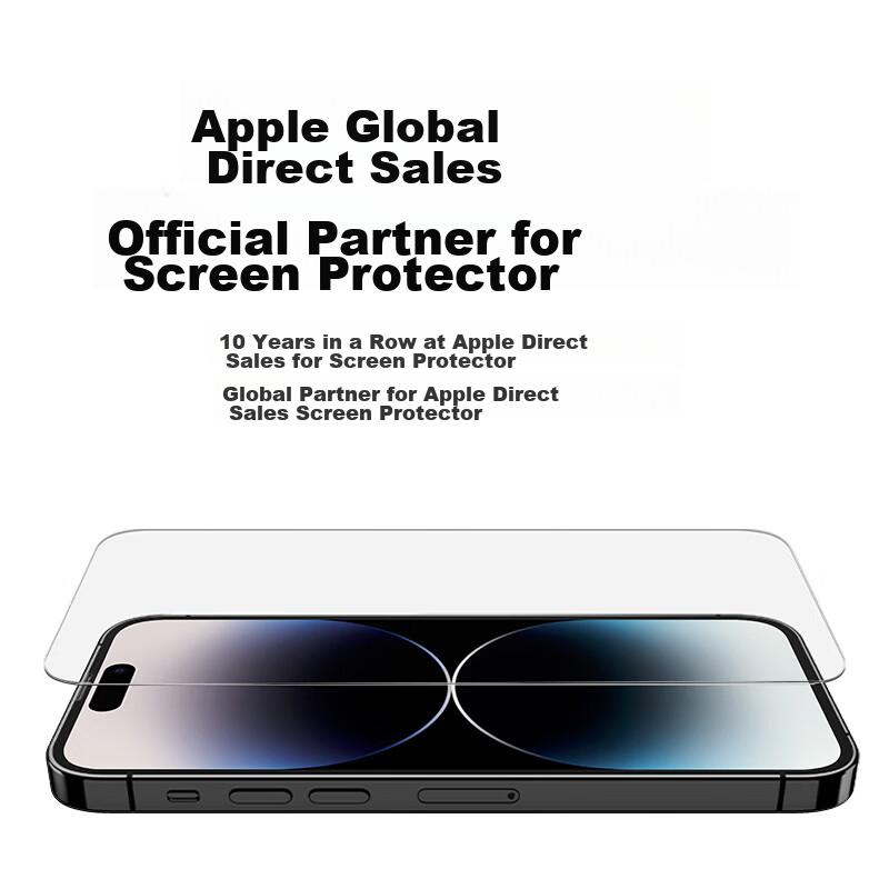 Belkin Защитное стекло для экрана IPhone 16 Plus, Совместимо с IPhone 16 Plus/15 Plus, Основной материал Asahi, OVA136
