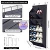 Hanging Shoe Organizer with 9 Pocket Hooks Wear Resistant The Door Shoe Hanger Door Hanging Storage Space Organizer Rack Closet