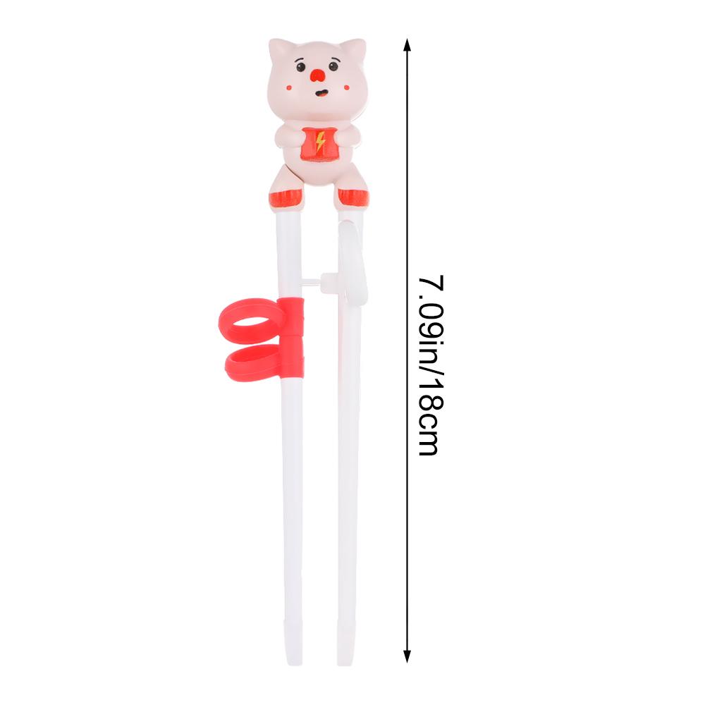 1 Pair Cartoon Baby Kids Beginner Chopstick Training Chopsticks Learning Chopsticks Eating Helper