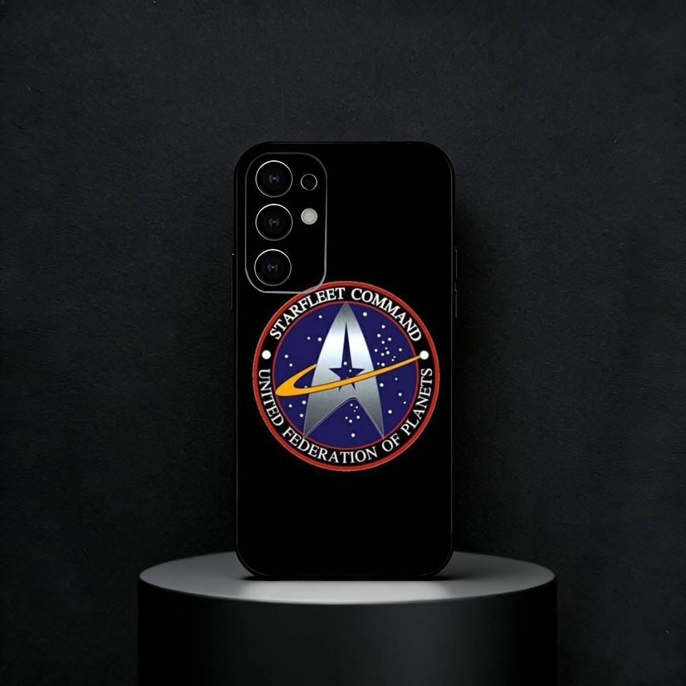 S-Star T-Trek Phone Case For Samsung S25,S24,S23,S22,S21,S20,Plus,Fe,Lite,Others Black Cover