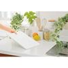 Shinki Synthetic Tombo Cutting Board, Antibacterial, Dishwasher Safe, Lightweight, White, LL, 38cm W X 24cm D X 1cm H, Made In Japan