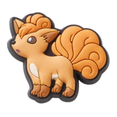 Pokémon Шестихвостый ПВХ Аксессуары для обуви Унисекс Коричневый