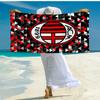 Ac Football Club Beach Towel, Super Soft Microfiber, Gift for Her/Him, Birthday, for Pool, Beach, Travel, Home Decor Fan gifts