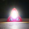Car Solar LED Anti Collision Light Warning Lights Universal Shark Fin Antenna Light Automobile Modeling Decorating Accessories