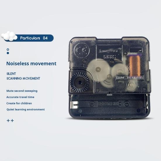 Бесшумные нетикающие настенные часы Научного дизайна Легко читаемые Работающие от батареек Красочные