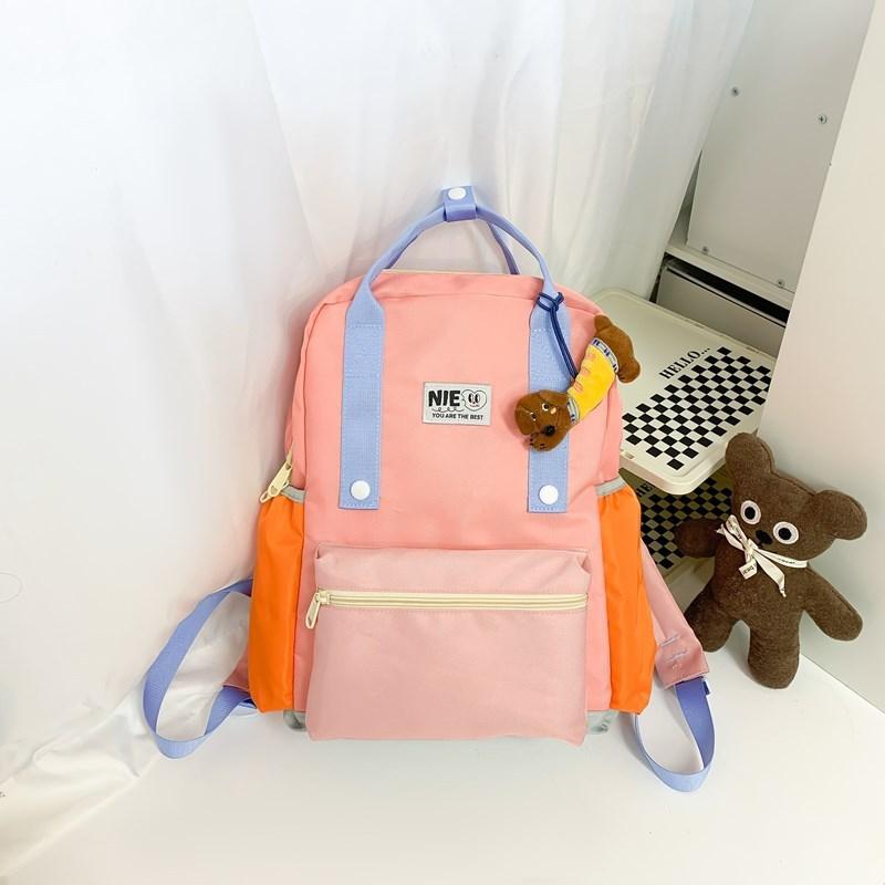 Toddler School Bag With Cartoon Print And Comfortable Archshaped Shoulder Straps For Education