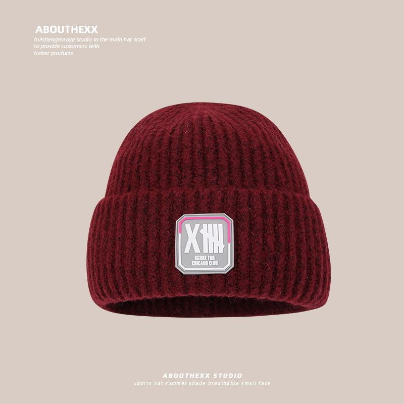 Hats for Women Warm Knitted Hats Korean Style Fashionable and Versatile Student Outdoor Cold Wool Hats Japanese Cold Hats Men