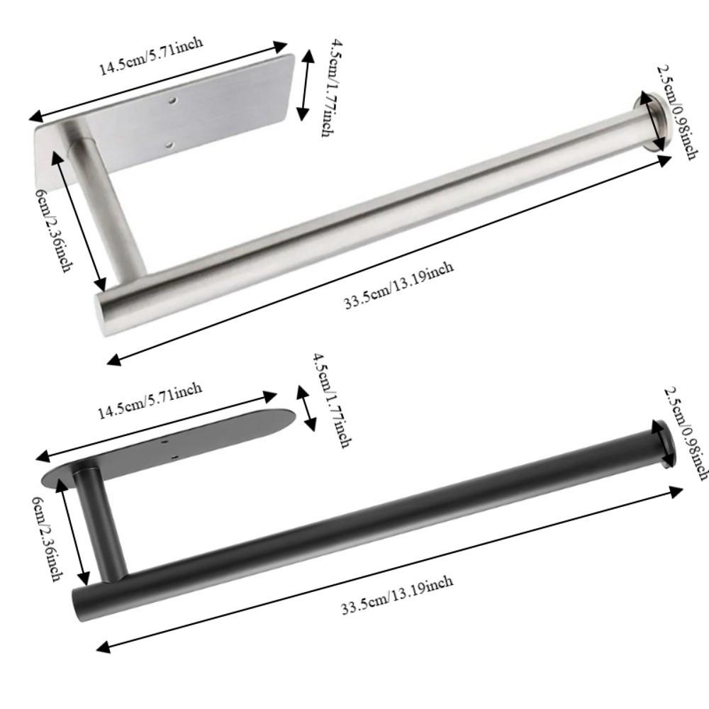 Sturdy Paper Towel Holder Stainless Steel Roll Dispenser High Quality Paper Holder Space Saving