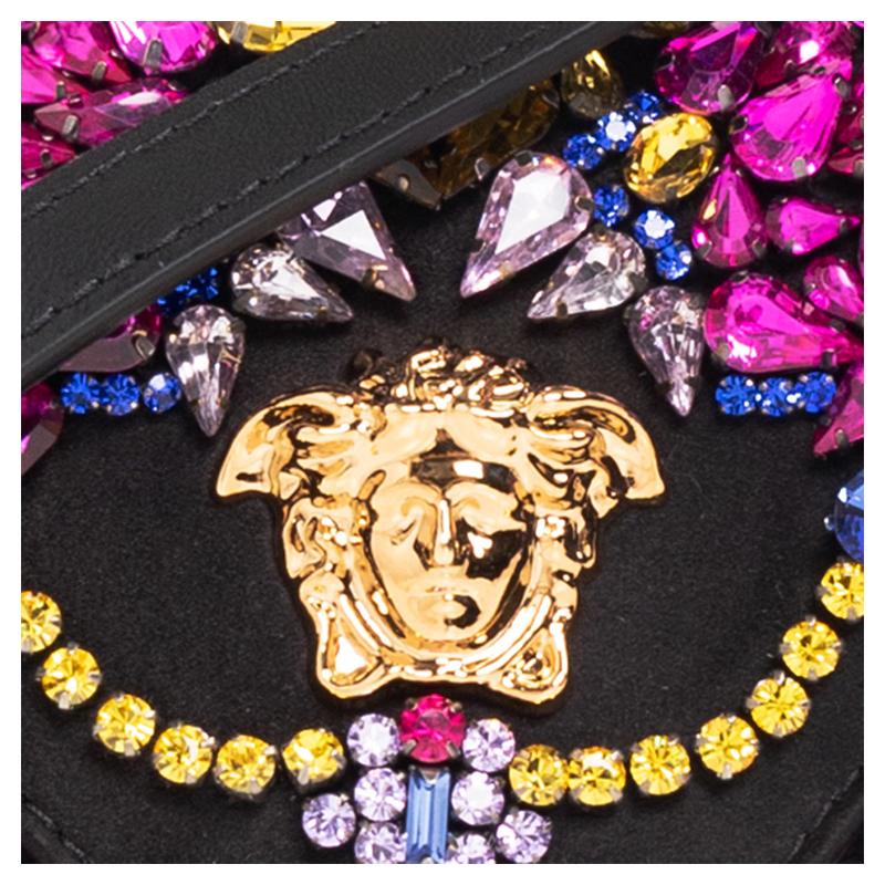 Versace Мини-сумка La Medusa Черный/Золотой Женские сумки 1003016-1A04293-1B00V